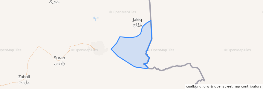Mapa de ubicacion de دهستان کله گان.