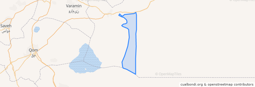 Mapa de ubicacion de Kohanabad Rural District.