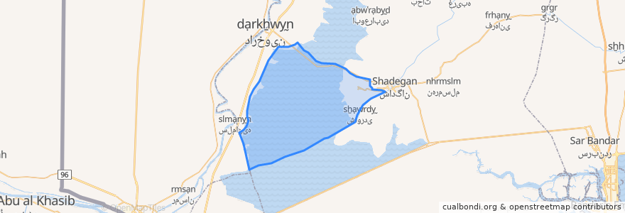Mapa de ubicacion de Naseri RD.