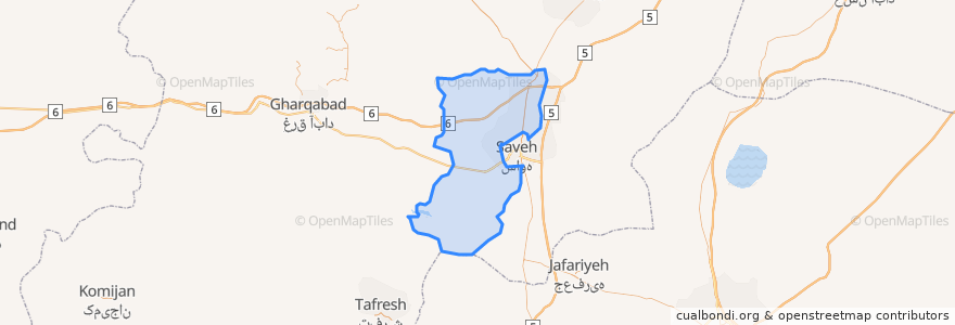 Mapa de ubicacion de دهستان نورعلی بیک.
