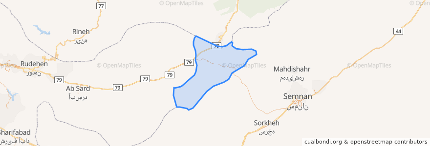 Mapa de ubicacion de دهستان پشتکوه.