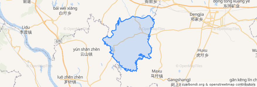 Mapa de ubicacion de Zhanxu.