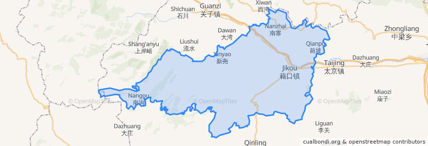 Mapa de ubicacion de 耤口镇.