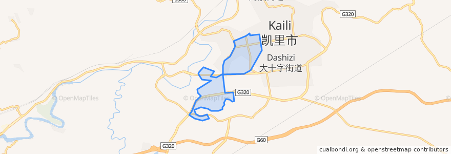 Mapa de ubicacion de 城西.