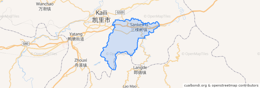 Mapa de ubicacion de 开怀.