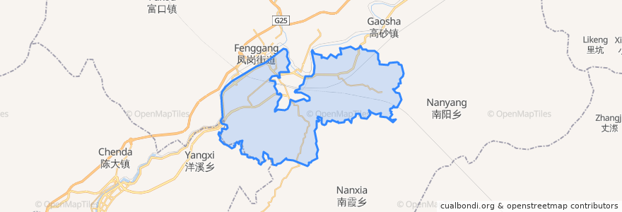 Mapa de ubicacion de 虬江街道.