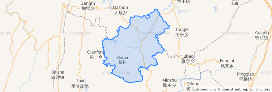 Mapa de ubicacion de Longtan.