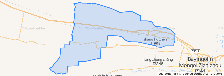 Mapa de ubicacion de Shanghu.
