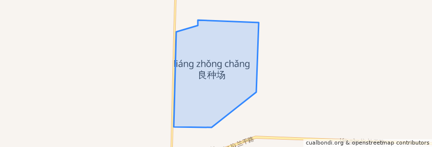 Mapa de ubicacion de 良种场.