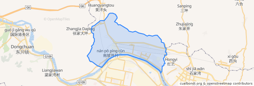 Mapa de ubicacion de 沙井驿街道.