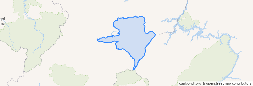 Mapa de ubicacion de Арбатский сельсовет.