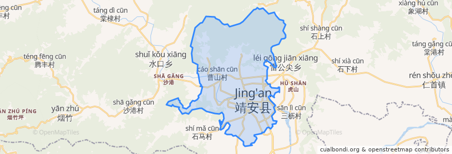 Mapa de ubicacion de 双溪镇.