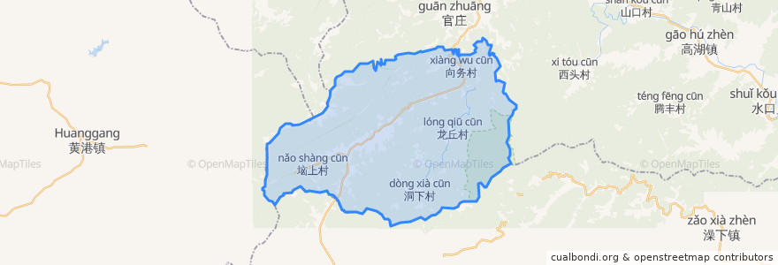 Mapa de ubicacion de Zhongyuan.