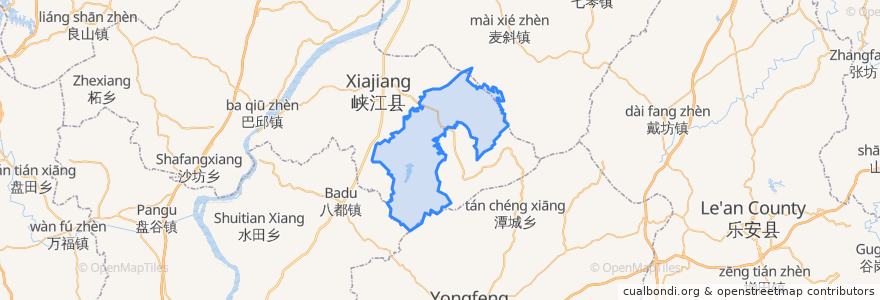 Mapa de ubicacion de 马埠镇.