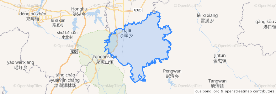 Mapa de ubicacion de Tianlu.