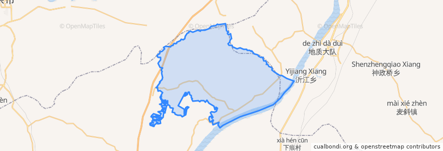 Mapa de ubicacion de 仁和镇.