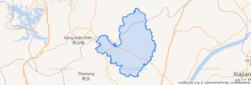 Mapa de ubicacion de 砚溪镇.