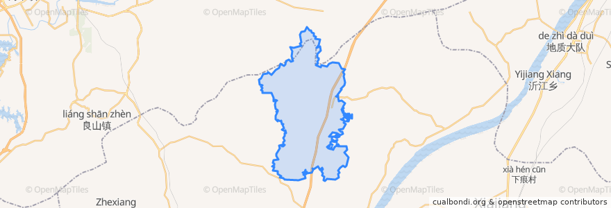 Mapa de ubicacion de 戈坪乡.