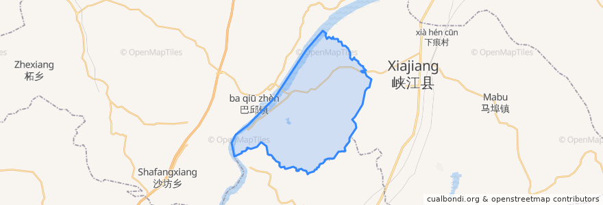 Mapa de ubicacion de 福民乡.