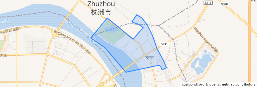 Mapa de ubicacion de Jianshe Subdistrict.
