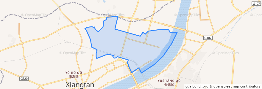 Mapa de ubicacion de Wanlou Subdistrict.