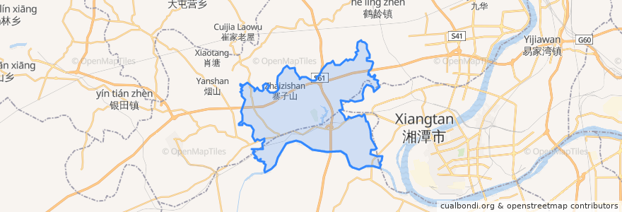 Mapa de ubicacion de Jiangshe.