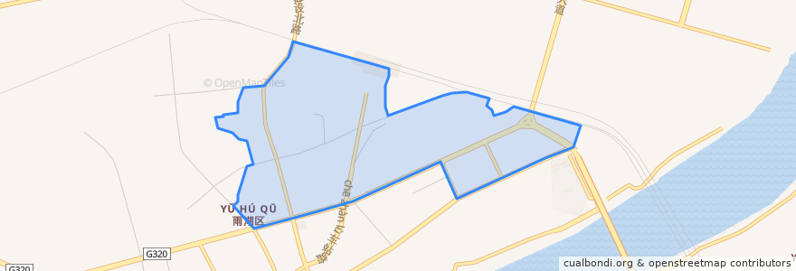 Mapa de ubicacion de 云塘街道.