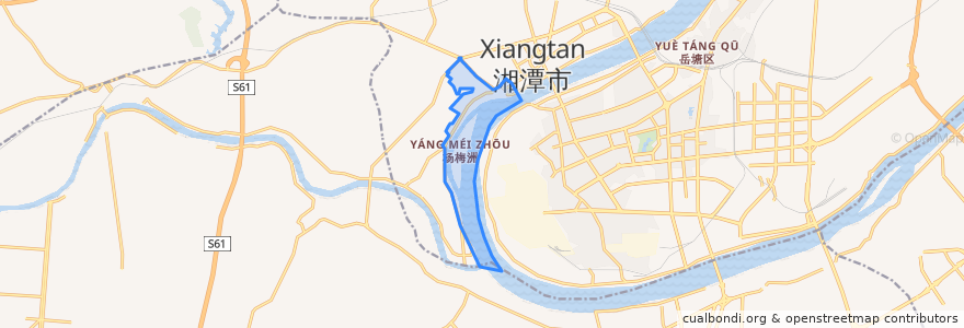 Mapa de ubicacion de Yaowan Subdistrict.