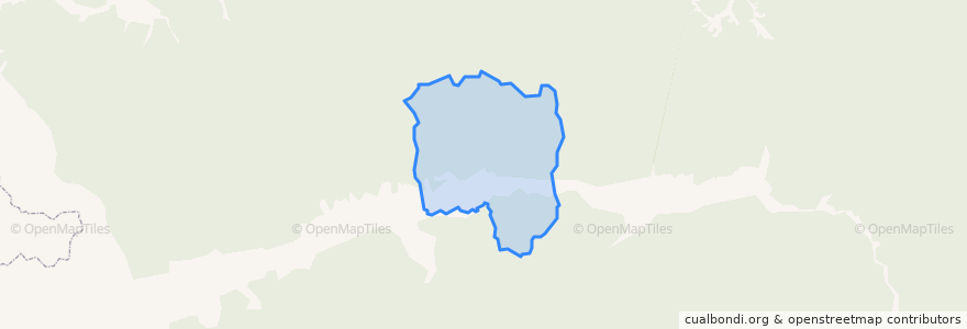 Mapa de ubicacion de Шимбиликское сельское поселение.