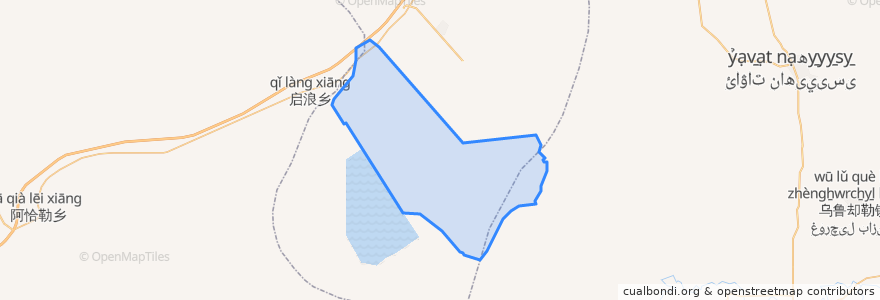 Mapa de ubicacion de 兵团二团.