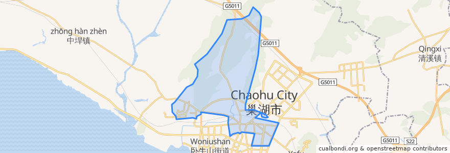 Mapa de ubicacion de 凤凰山街道.