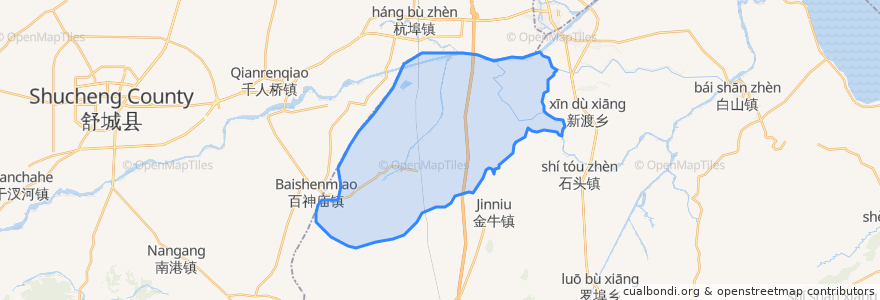 Mapa de ubicacion de Guohe.