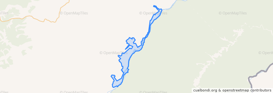 Mapa de ubicacion de Верхне-Куларкинское сельское поселение.