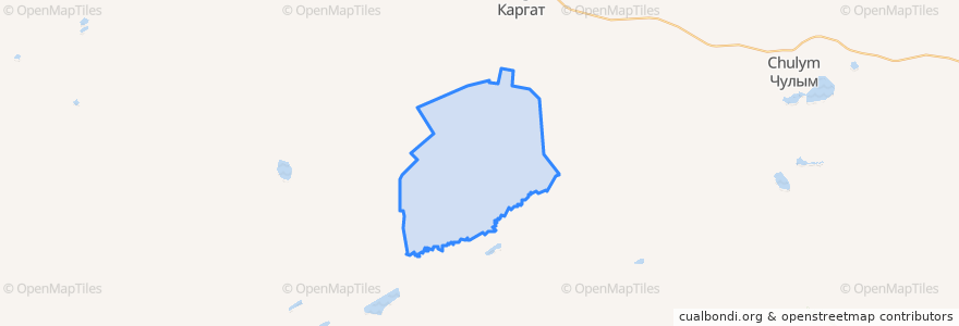 Mapa de ubicacion de Первомайский сельсовет.