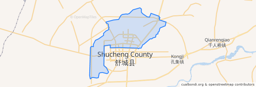 Mapa de ubicacion de 舒城经济开发区.