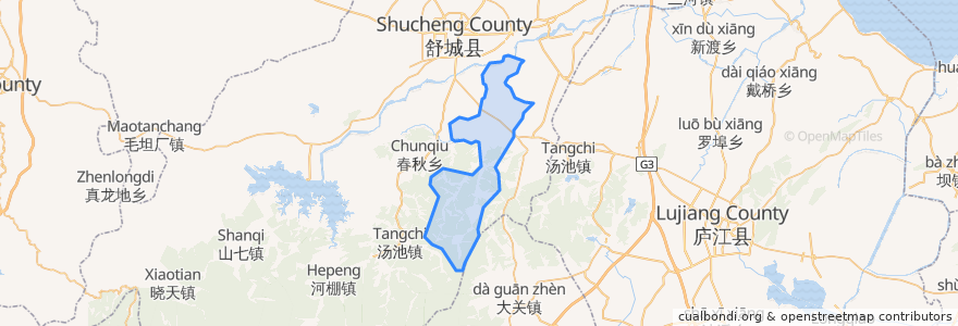 Mapa de ubicacion de Nangang.
