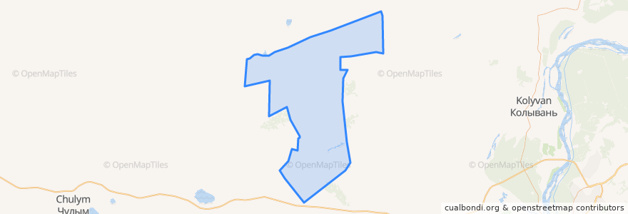 Mapa de ubicacion de Новомихайловский сельсовет.