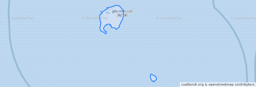 Mapa de ubicacion de Weizhou.