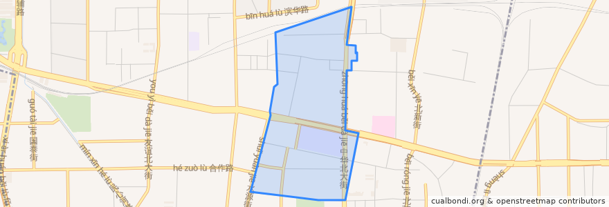 Mapa de ubicacion de Dongjiao Subdistrict.