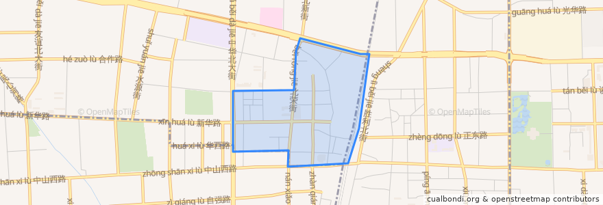 Mapa de ubicacion de 新华路.