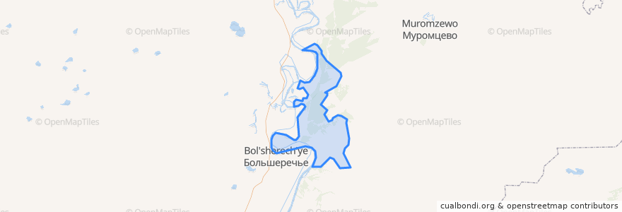 Mapa de ubicacion de Артынское сельское поселение.