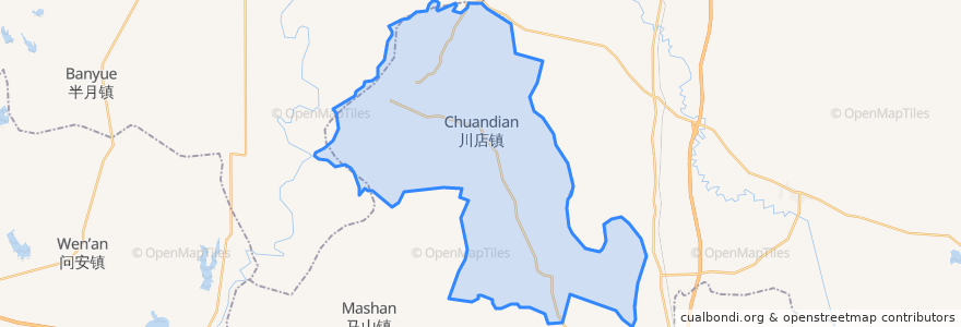 Mapa de ubicacion de 川店.
