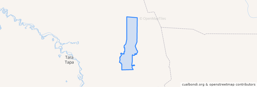 Mapa de ubicacion de Евлантьевское сельское поселение.