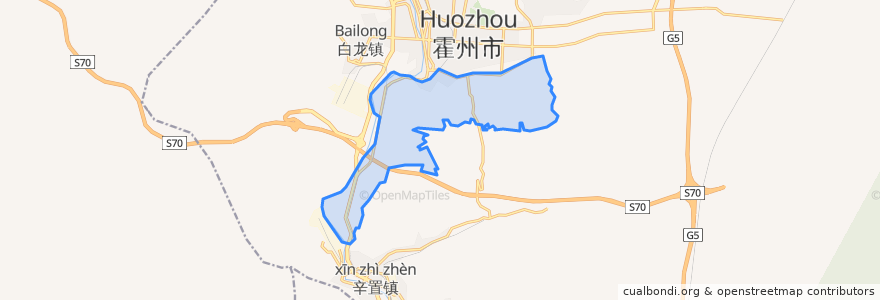 Mapa de ubicacion de Nanhuanlu Subdistrict.