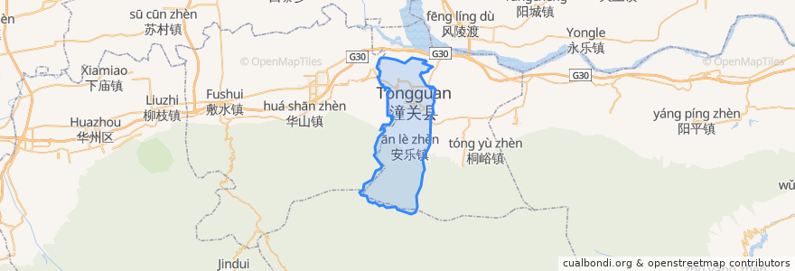 Mapa de ubicacion de 城关街道.