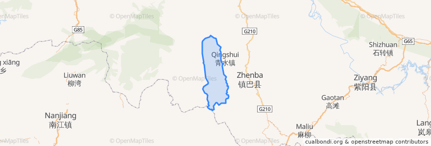 Mapa de ubicacion de 三元镇.