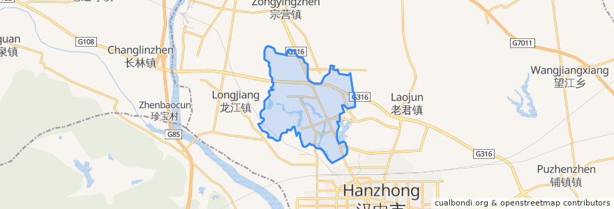 Mapa de ubicacion de Xinyuan Subdistrict.