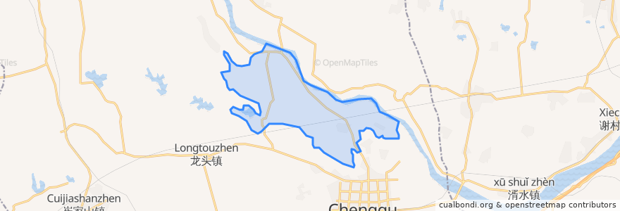 Mapa de ubicacion de 莲花街道.