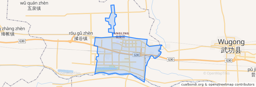 Mapa de ubicacion de Litai Subdistrict.