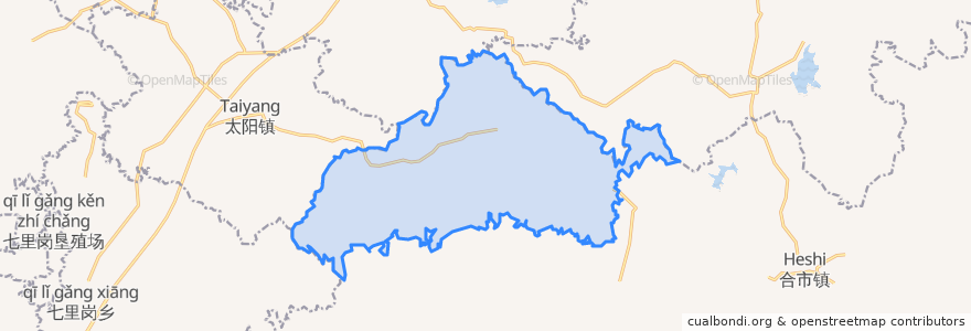 Mapa de ubicacion de Chenfangji.